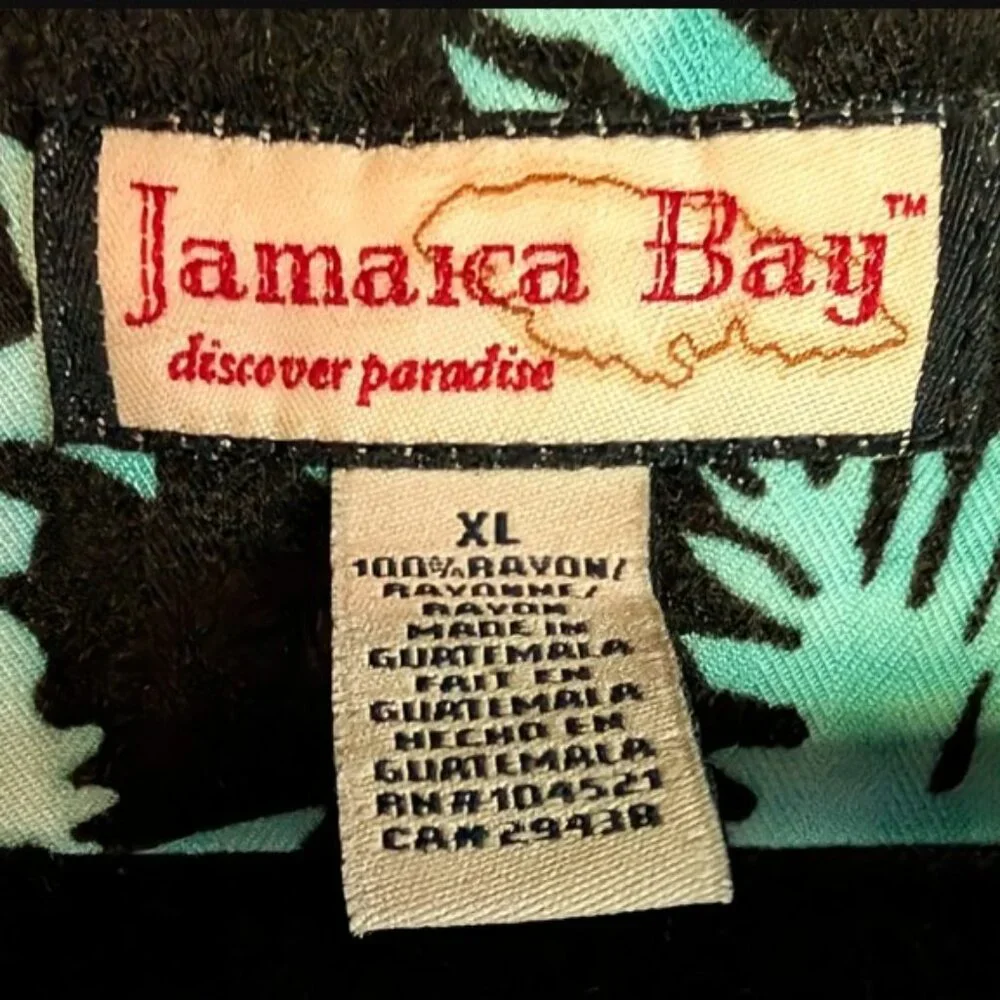 JAMAICA BAY Tropical Hawaiian Shirt - XL - EVC - Picture 2 of 11